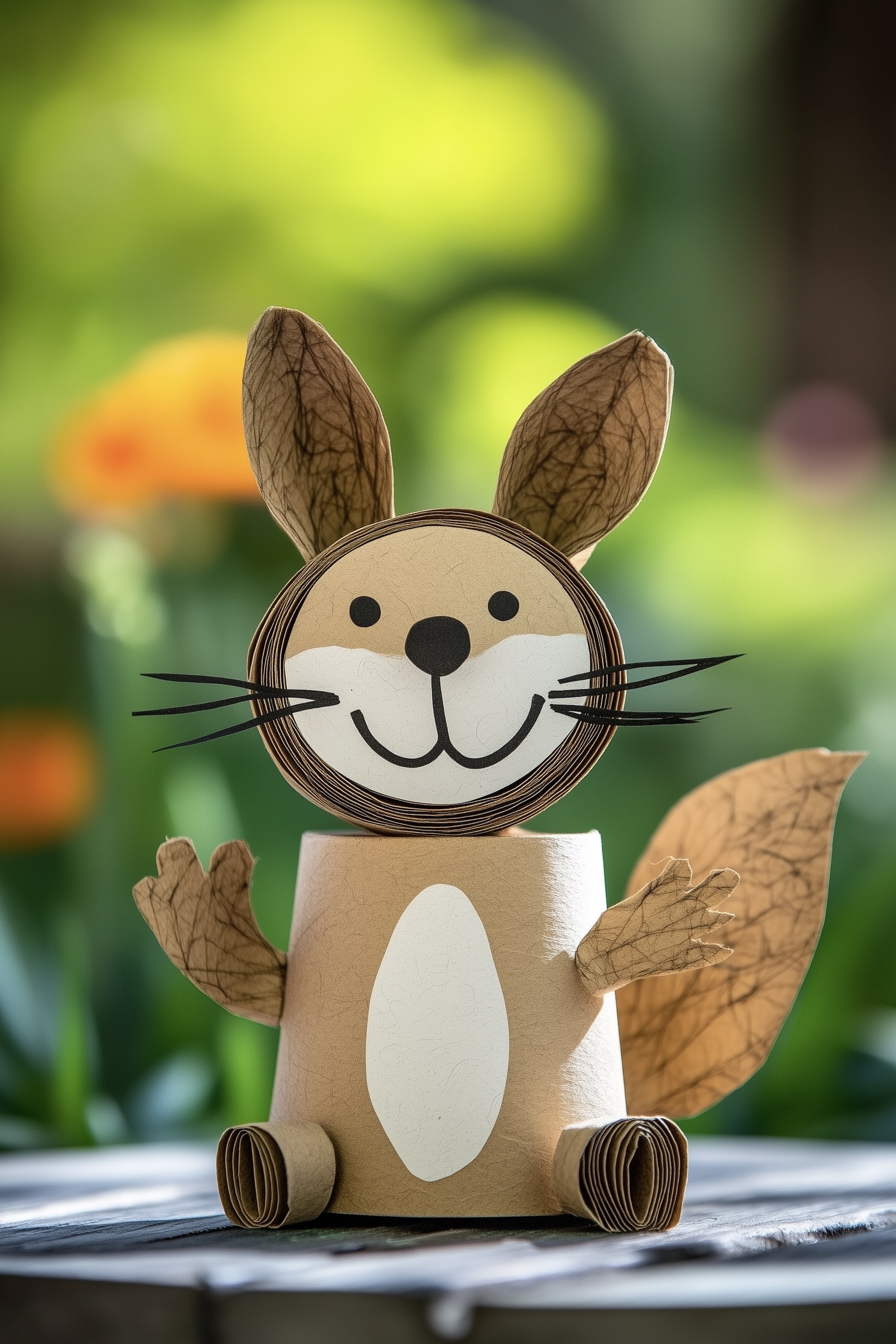 fabriquer écureuil carton diy recyclage