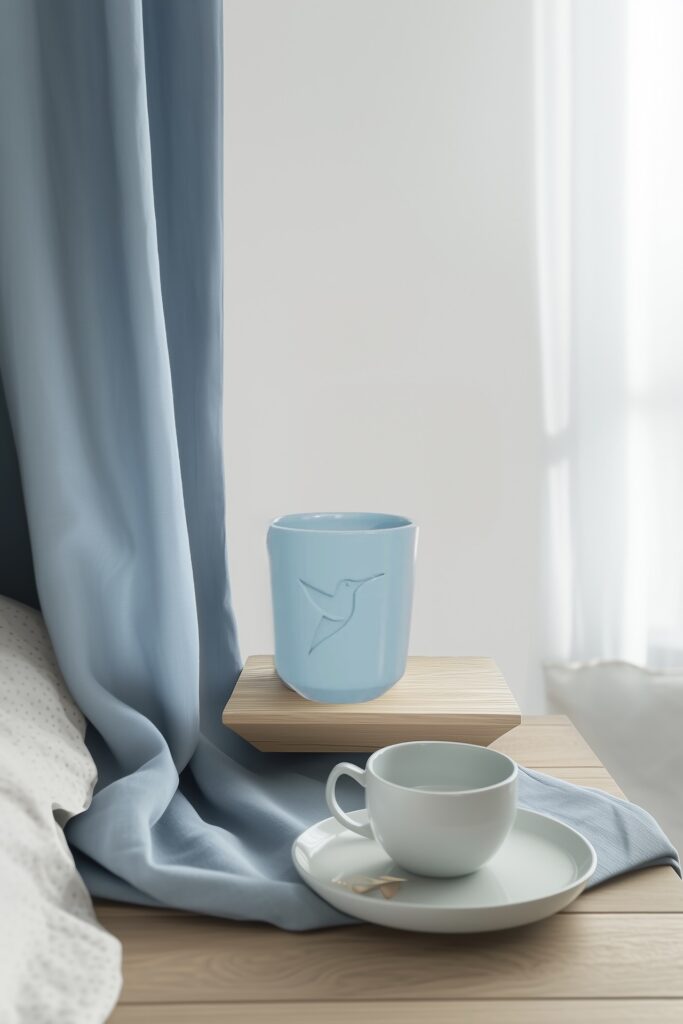 comment créer ambiance bleue hygge chambre