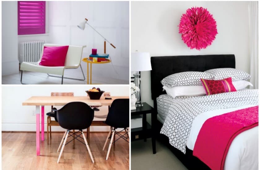 accessoire rose bonbon décoration