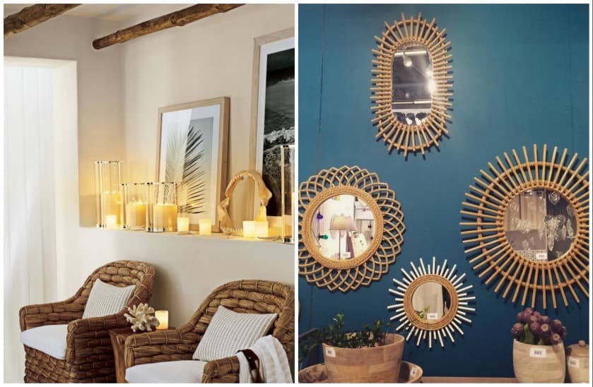 tendance mode décoration rotin