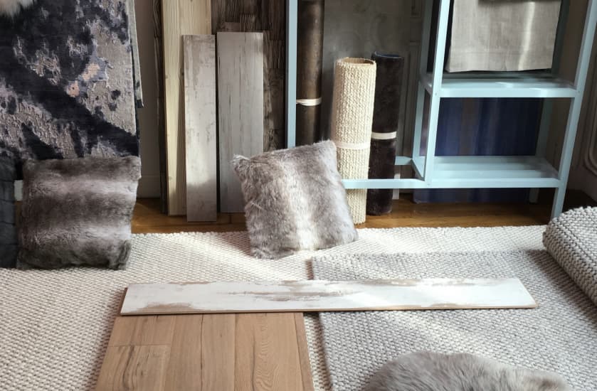 saint maclou selection deco coussin parquet