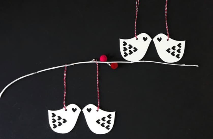 décorations de sapin ornement oiseau