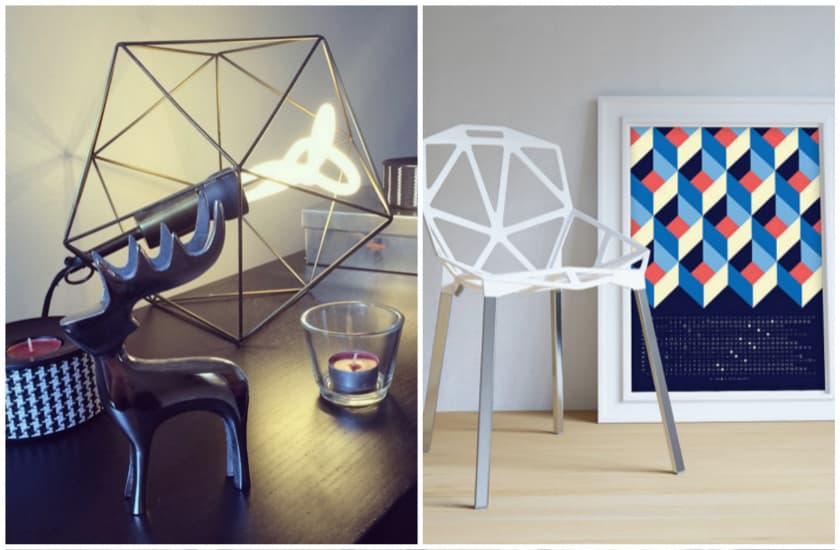 cadeau de Noël géométrique