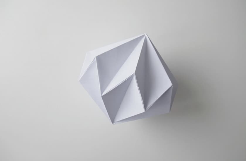 DIY : Guirlande origami diamand