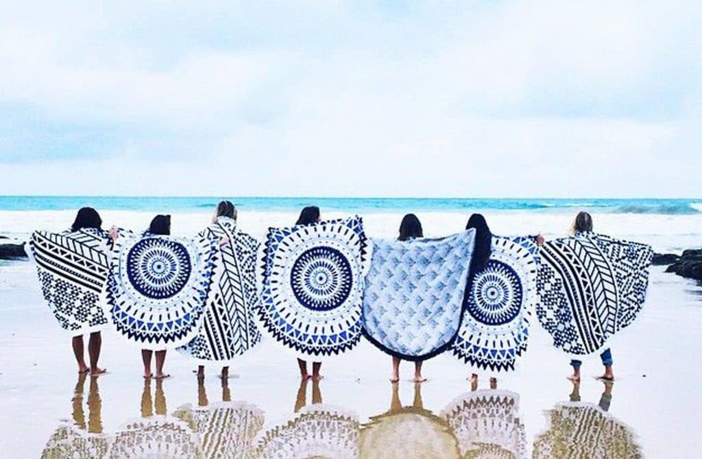 serviette de plage amazon ronde