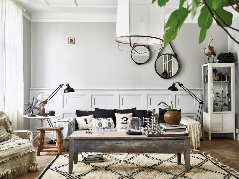 Un appartement à l'ambiance cabinet de curiosités