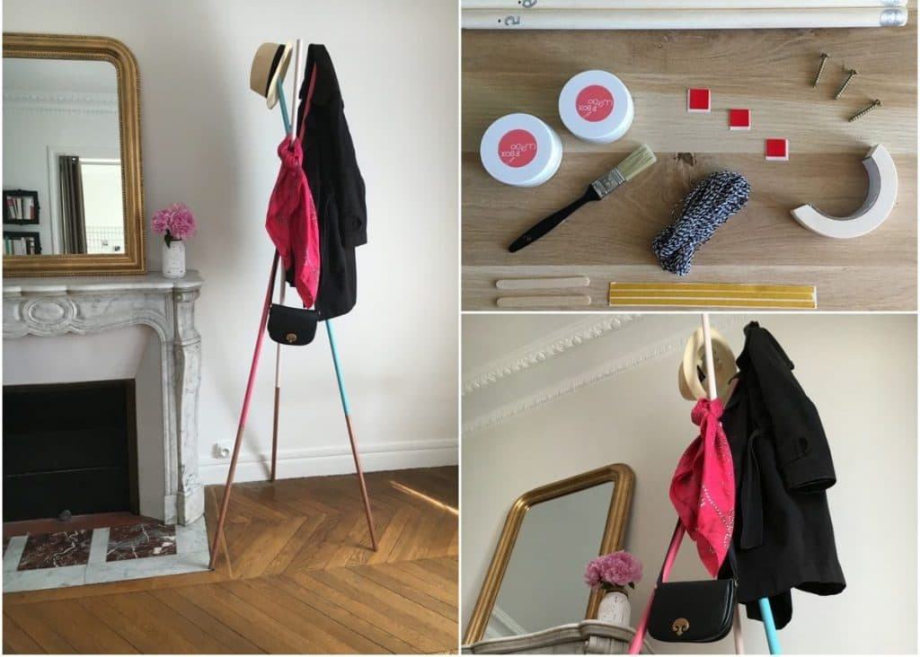 fabriquer un porte manteau avec le kit my do it box