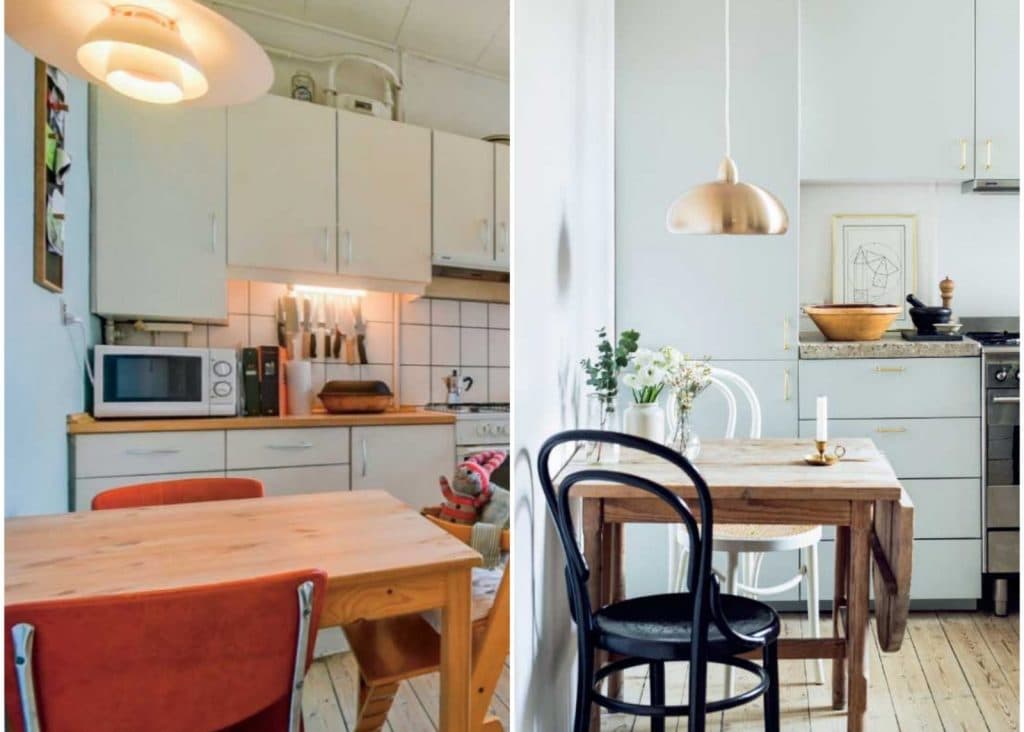 appartement avant après cuisine scandinave
