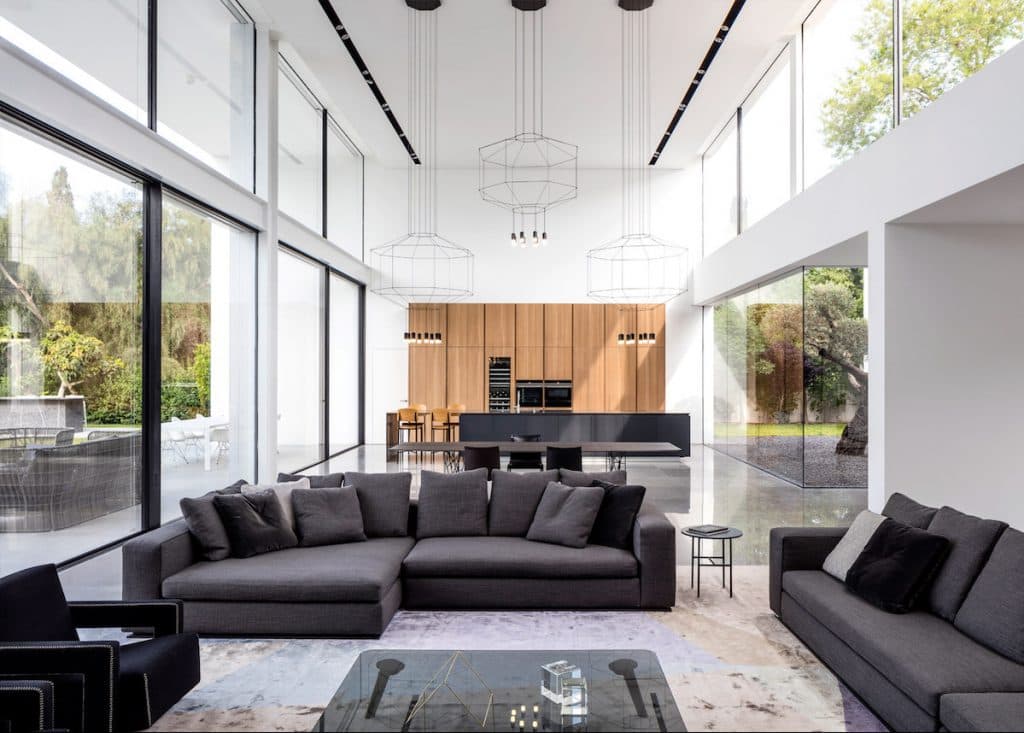 Pitsou Kedem Architects maison transparente de verre