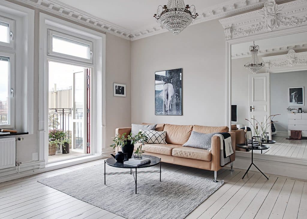 immeuble 1800 salon decoration scandinave minimaliste