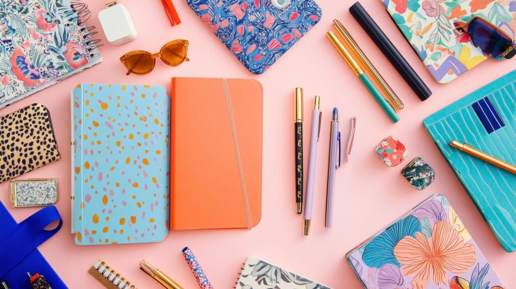 papeterie originale en ligne adresse graphique colorée