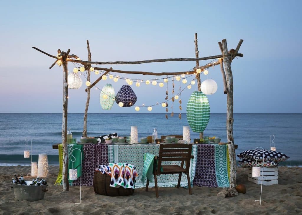 pique nique champetre deco inspiration deco plage