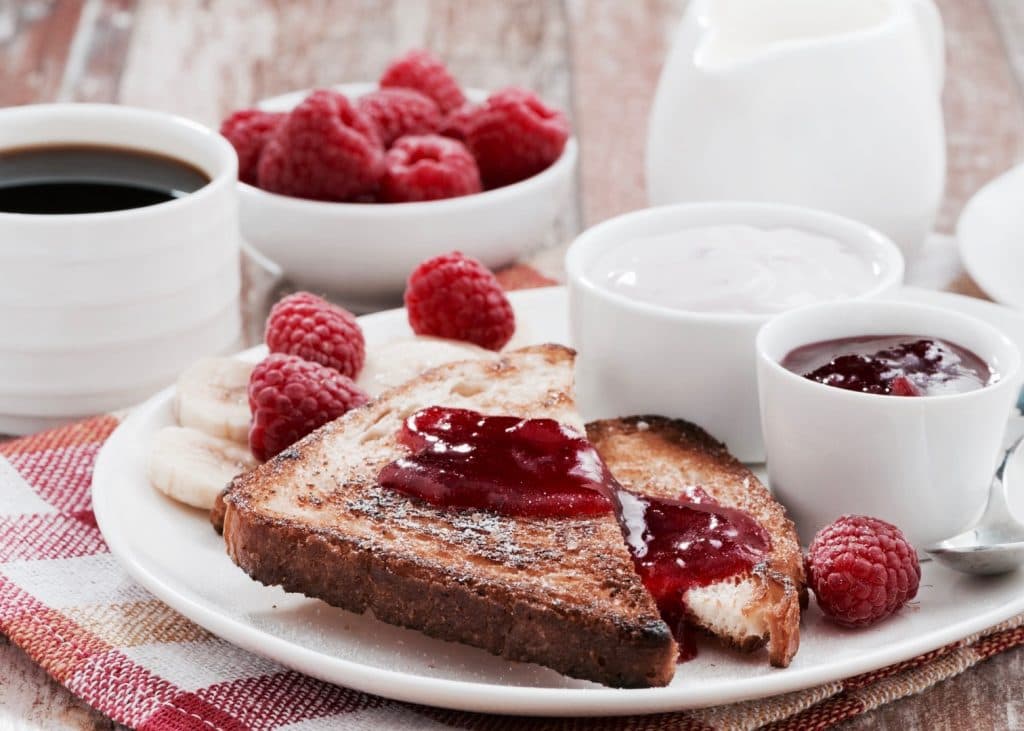 grille pain originale petit dej au lit