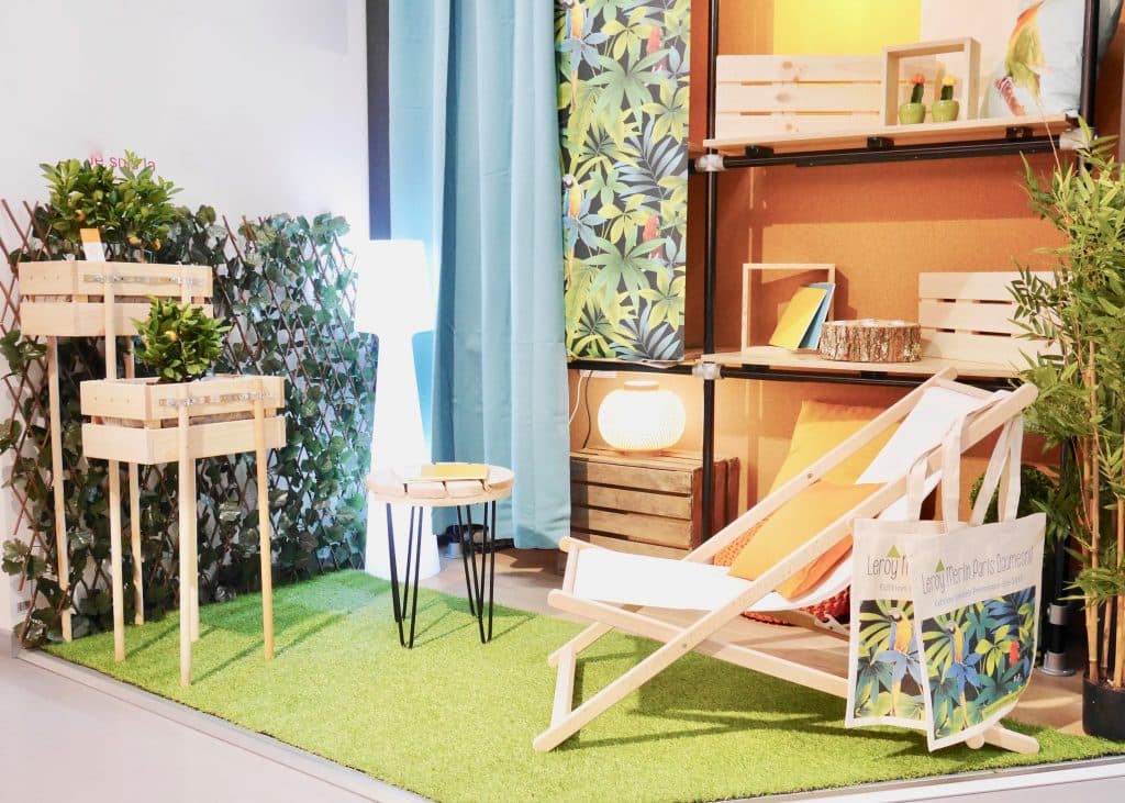 terrasse diy jardiniere faux gason design