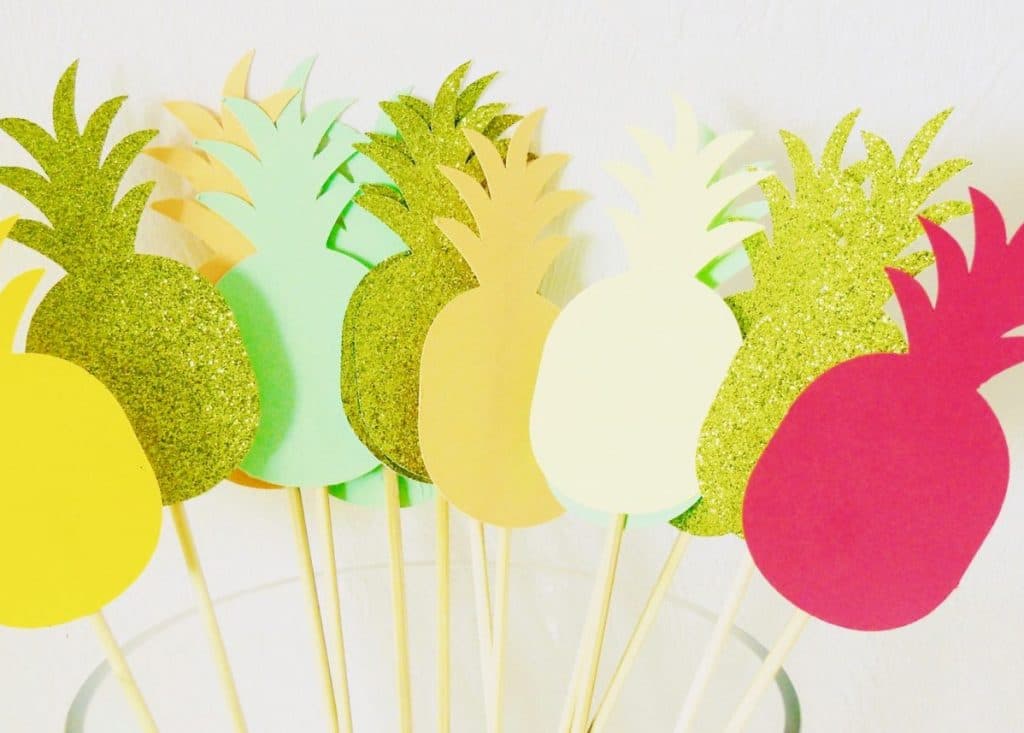 deco tutti fruitti ananas cocktail