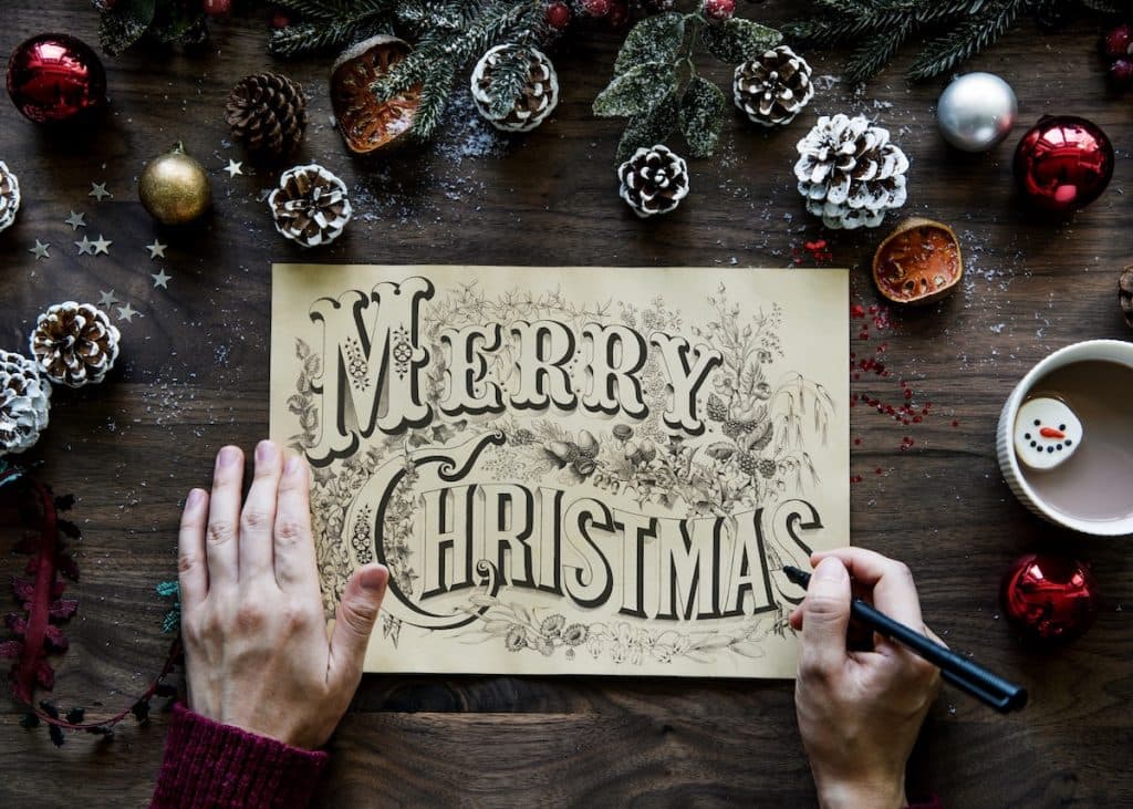 diy carte de voeux création