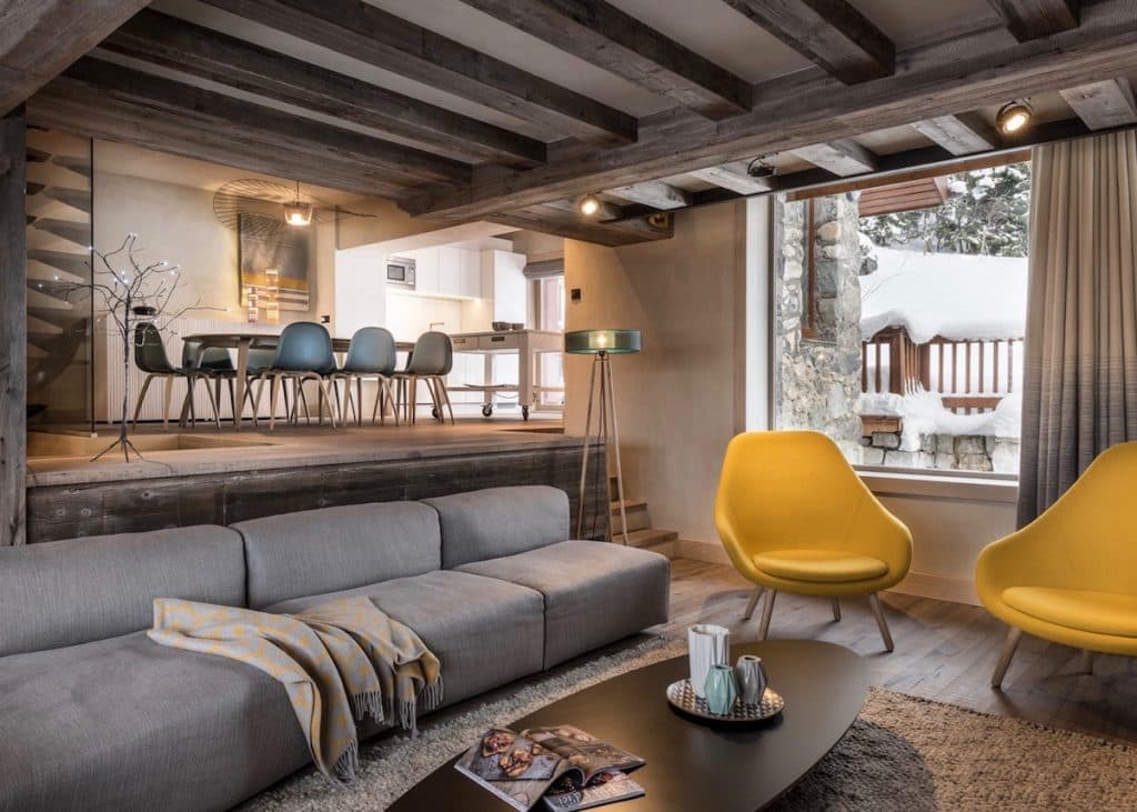 visite deco chalet design au pied des pistes