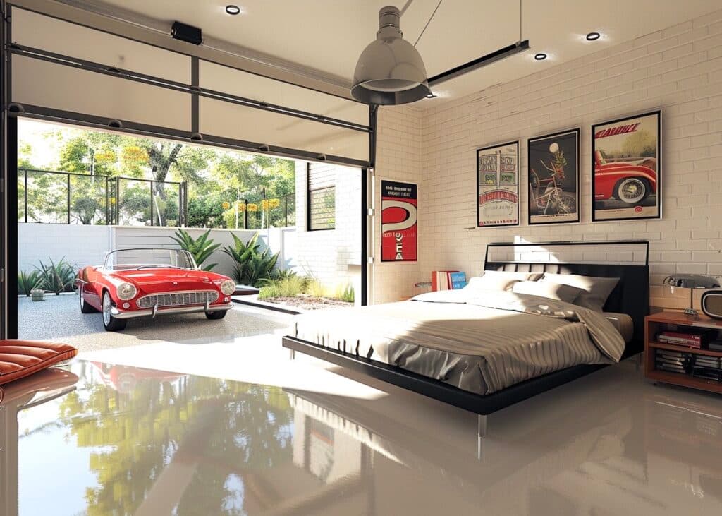 pièce en plus aménagement garage en chambre - blog déco