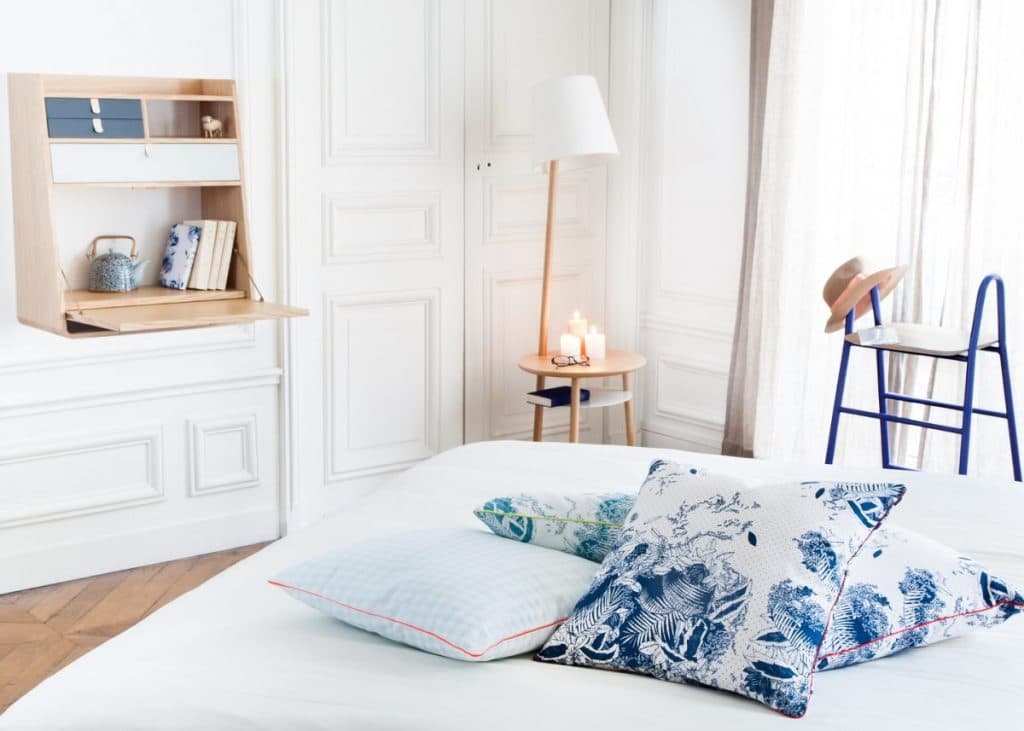 bureau pliable pour petit espace bureau mural rabattable enfant secretaire harto gaston - blog déco - clem around the corner