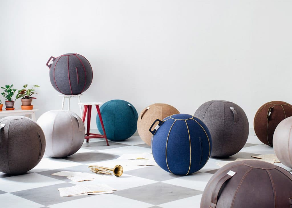 VLUV avis ballon siege fitball yoga bureau - blog déco - clem around the corner