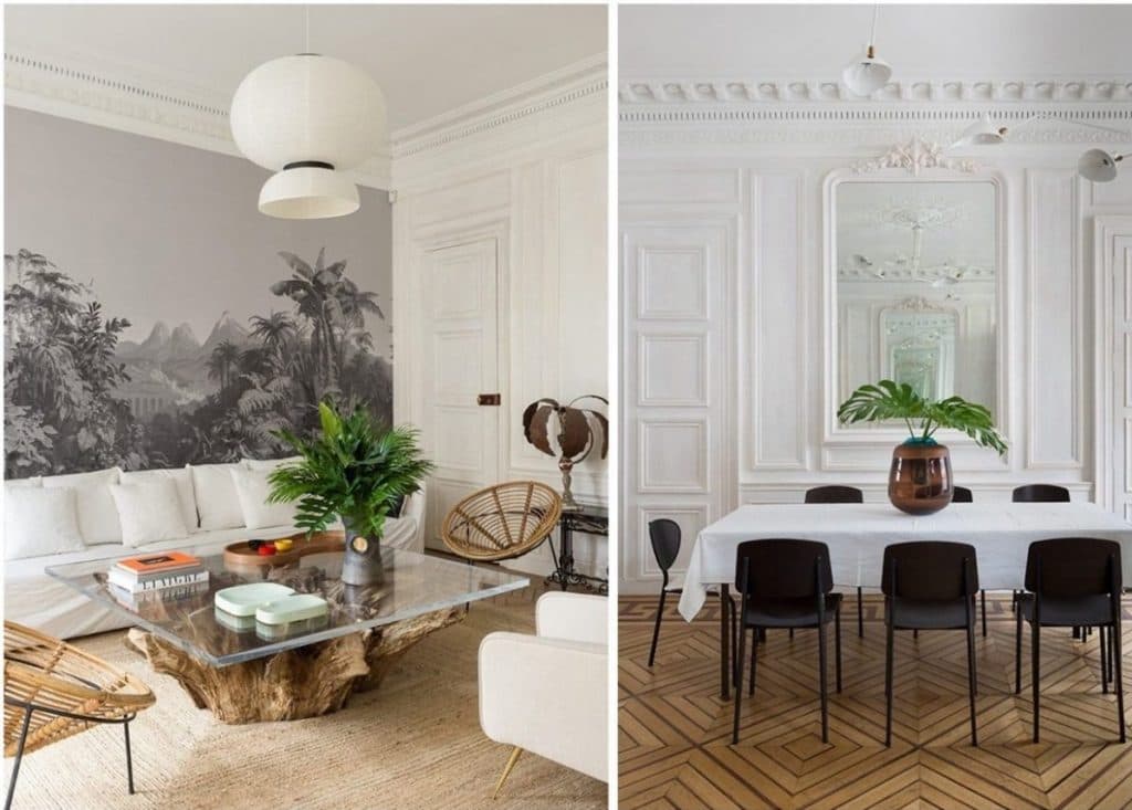 visite déco pied-à-terre parisien haussmannien - Clem Around The Corner