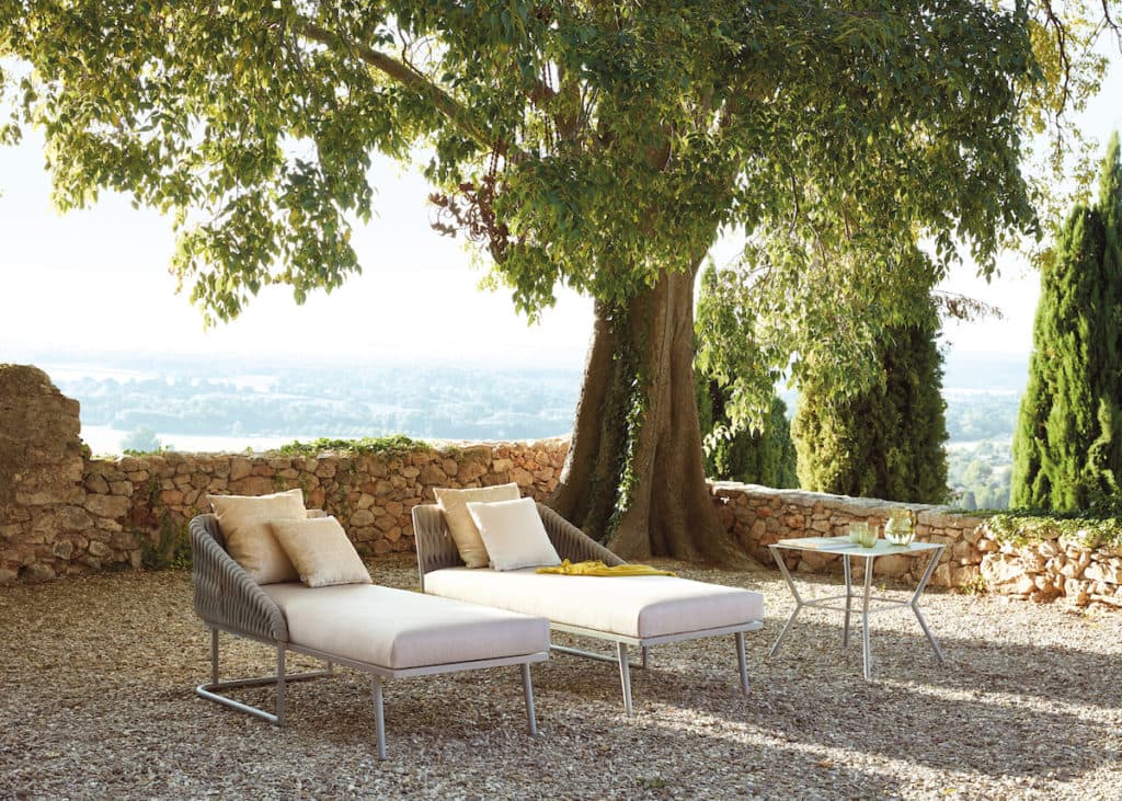 méridiennes chaise longue lit extérieur terrasse jardin été outdoor