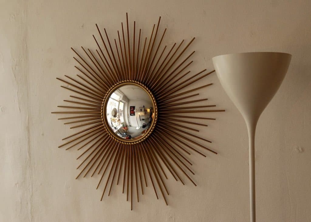 miroir soleil chaty vallauris oeil sorcière terracotta - blog déco - clem around the corner