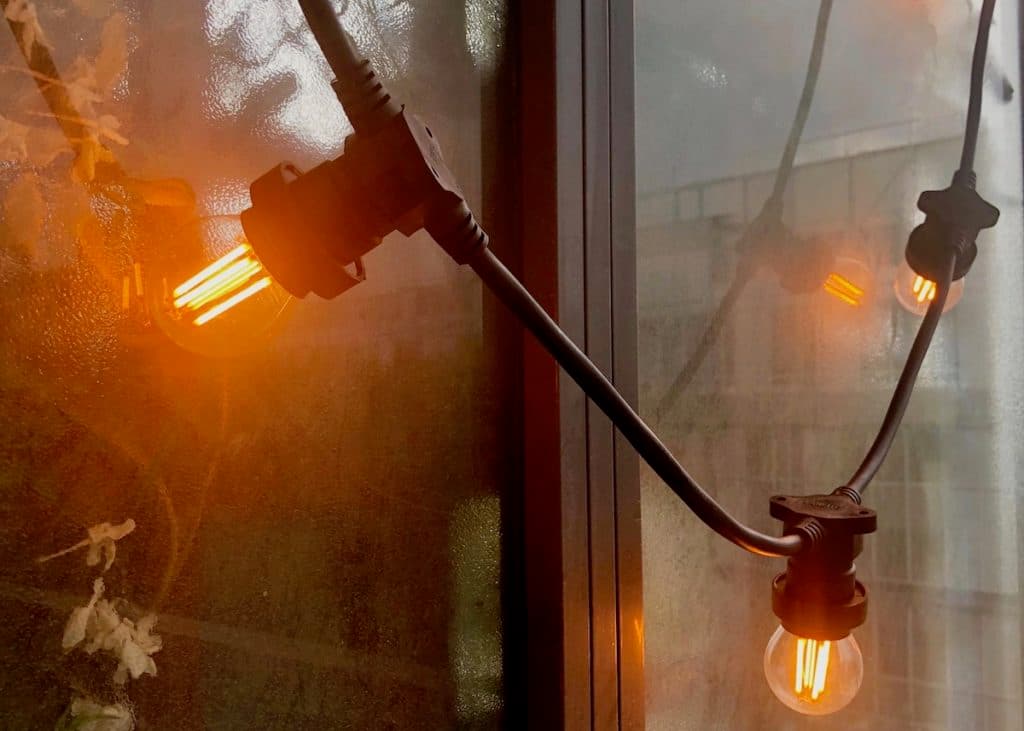 guirlande guinguette rétro vintage pour extérieur résiste pluie - clematc