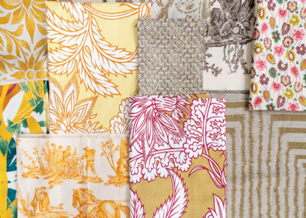 tissu toiles de mayenne motif végétal entreprise familial france - blog déco - clematc