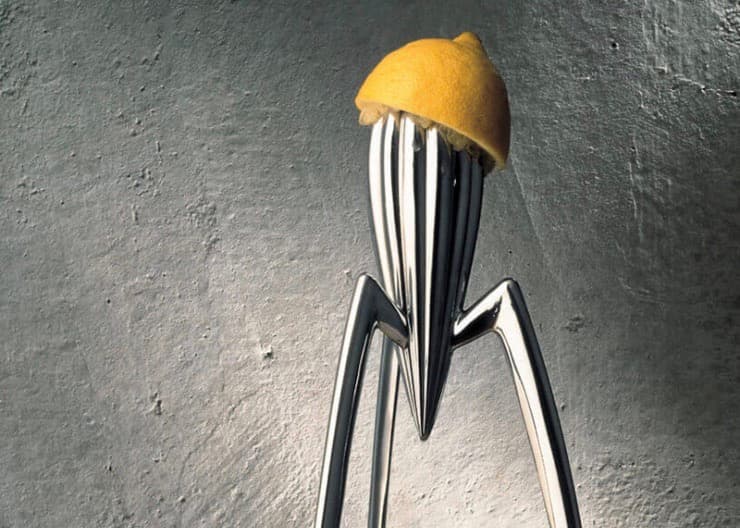 alessi pressoir citron design calamar - blog déco - clematc