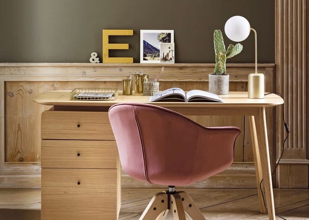 aménager un joli coin bureau couloir pas cher gain de place - blog déco - clem around the corner