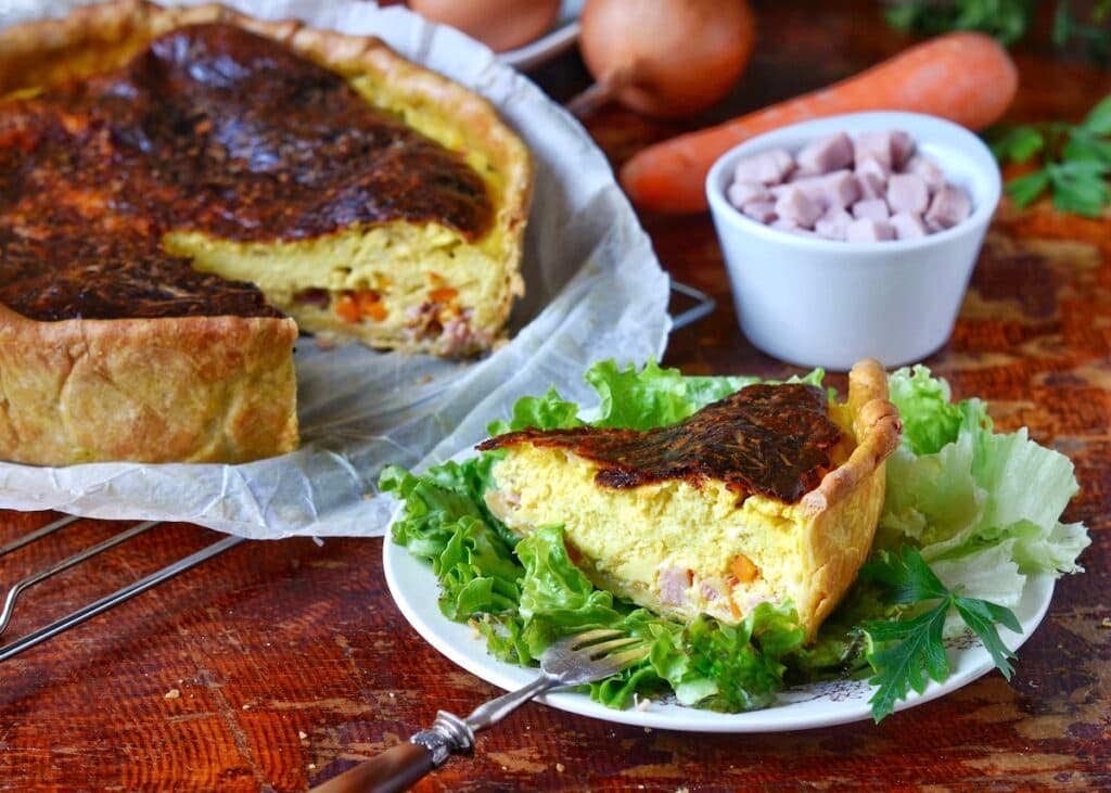 recette pique-nique sain quiche lorraine épaisse et moelleuse