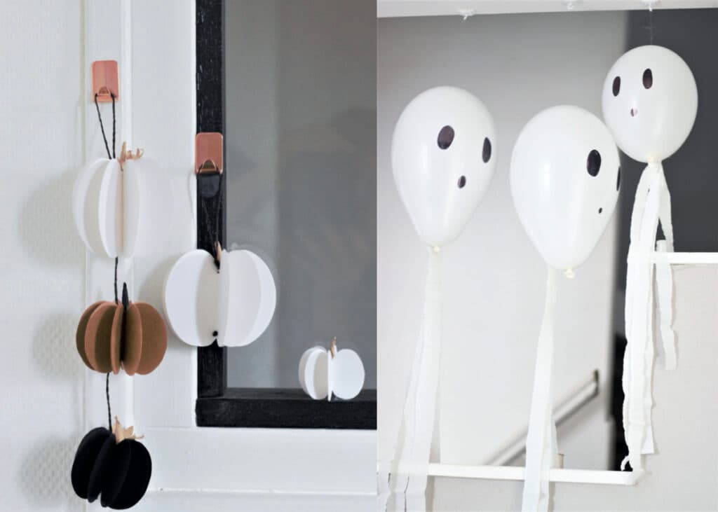 guirlande halloween à faire soi-même déco - blog clem around the corner