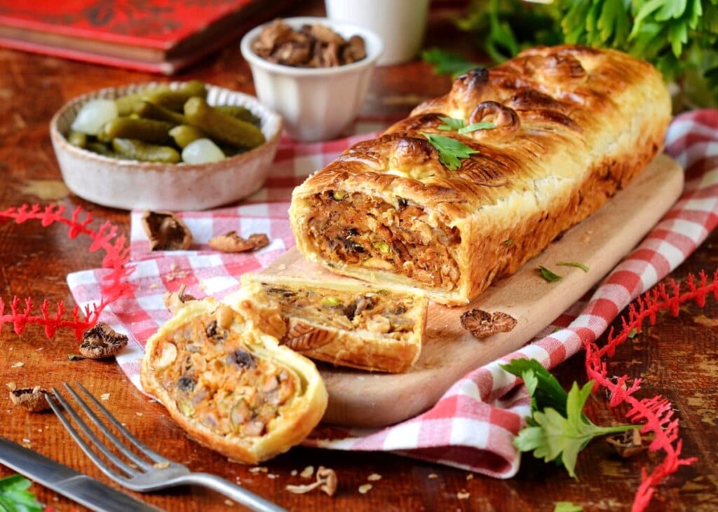 recette pâté en croute végétarien repas Noël veggie