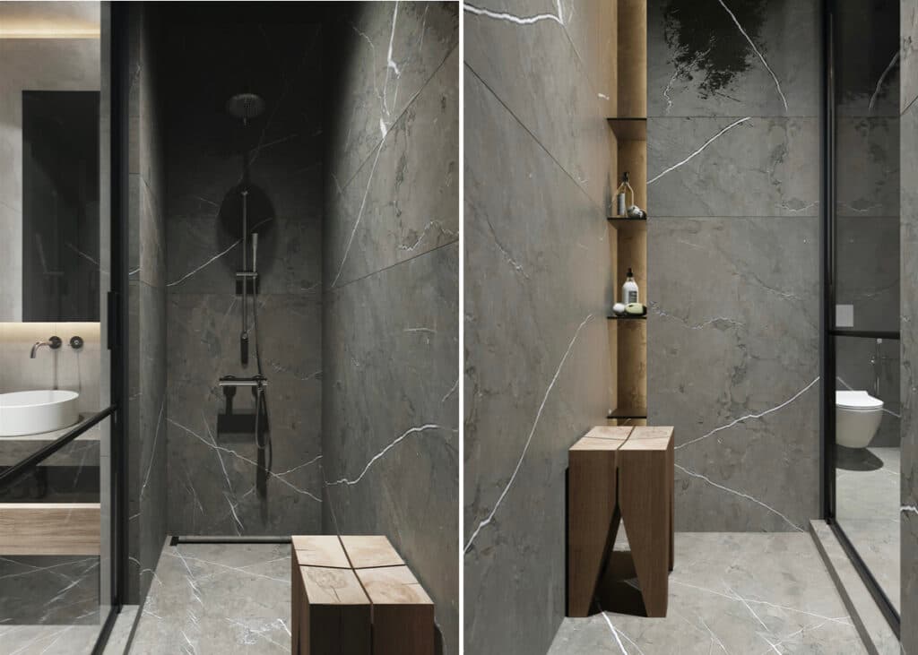 salle de bain minimaliste agencement blog déco clem around the corner