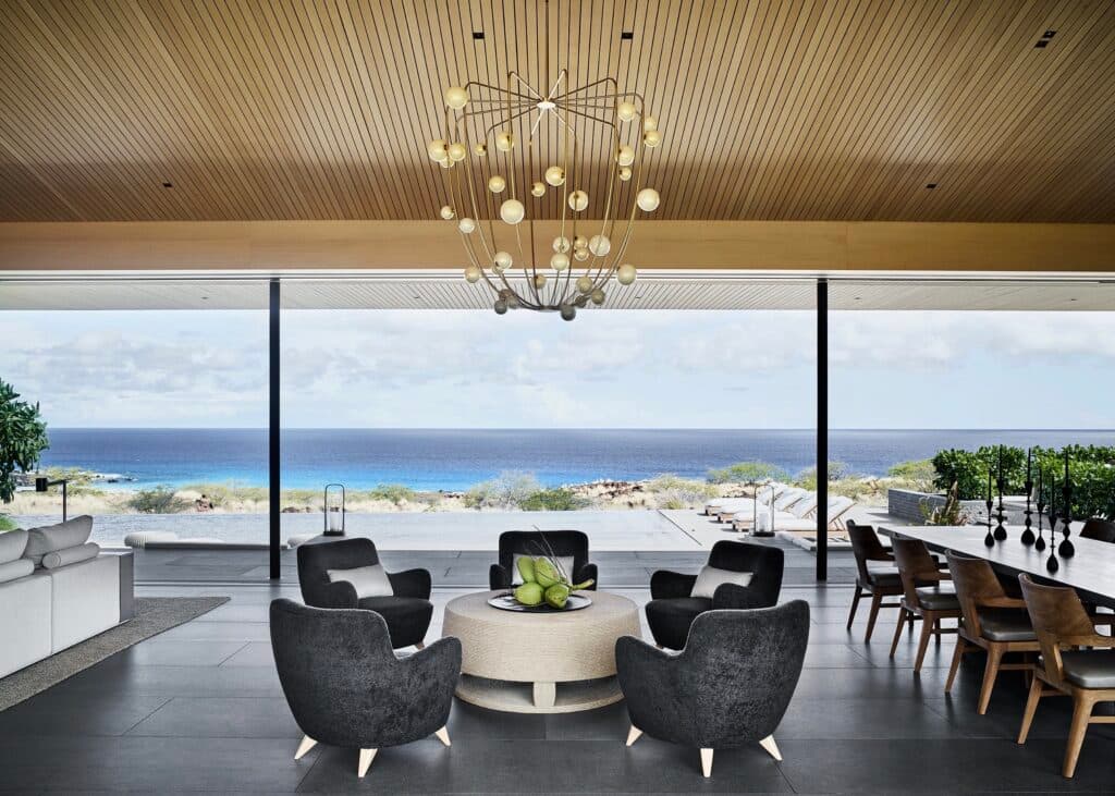 villa Kua Bay Hawai architecture vue plage mer