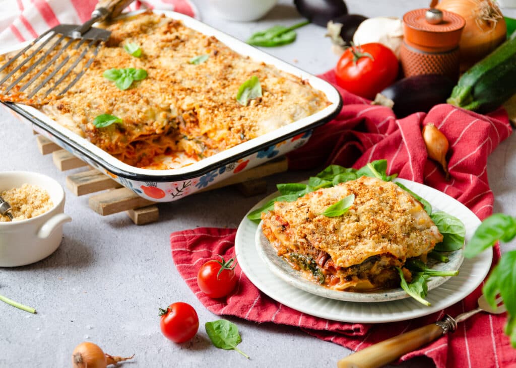 recette lasagnes vegan légumes du marché fait-maison