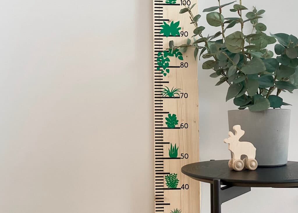 tuto Cricut Maker 3 toise végétale vinyle noir vert