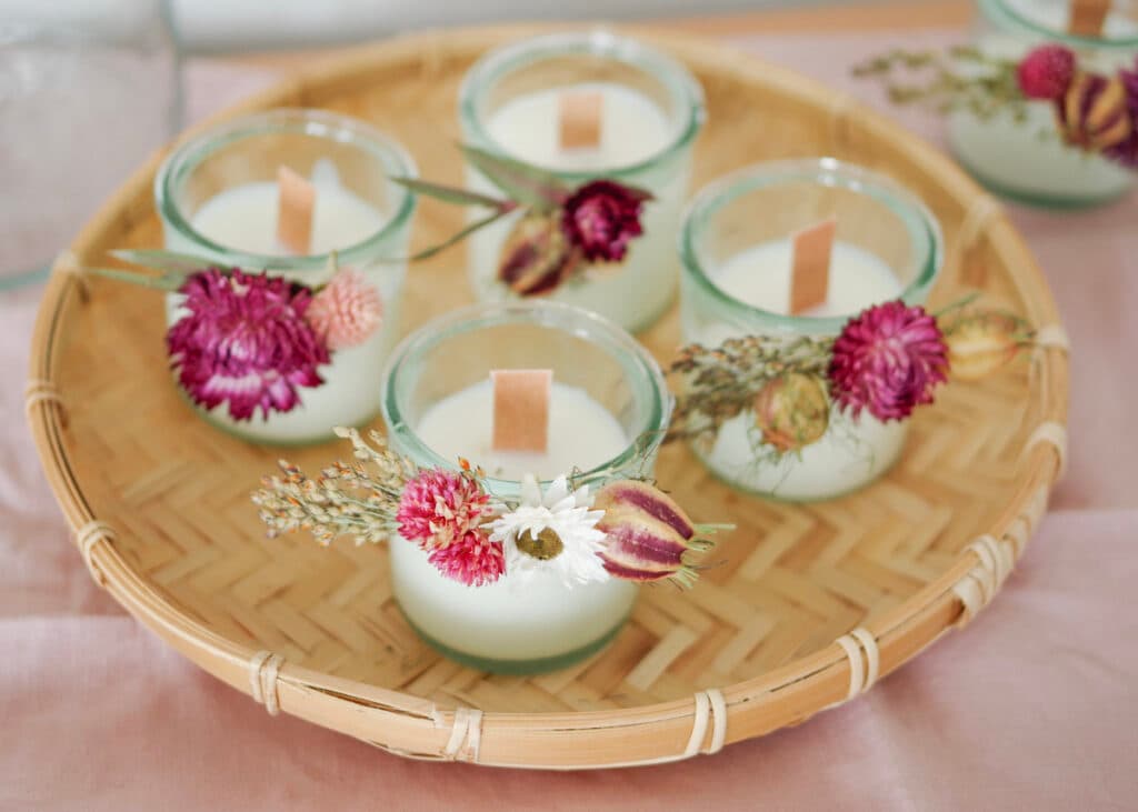 bougie fait maison cadeau invité - blog création déco - clem around the corner