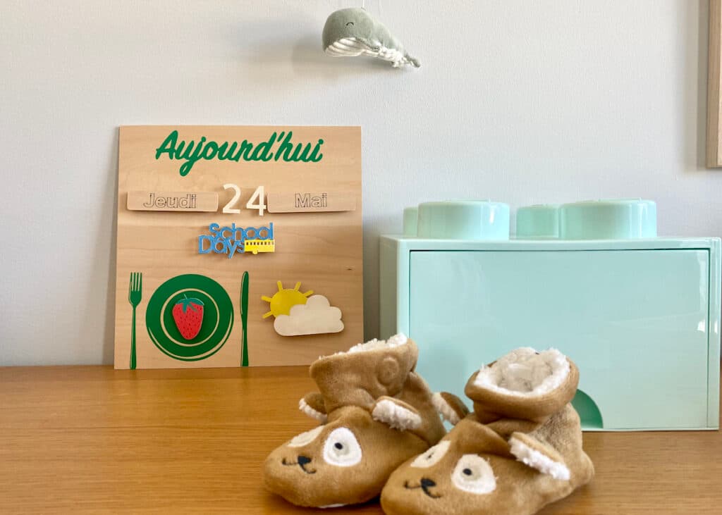 diy semainier Montessori maternelle - blog création déco - clem around the corner