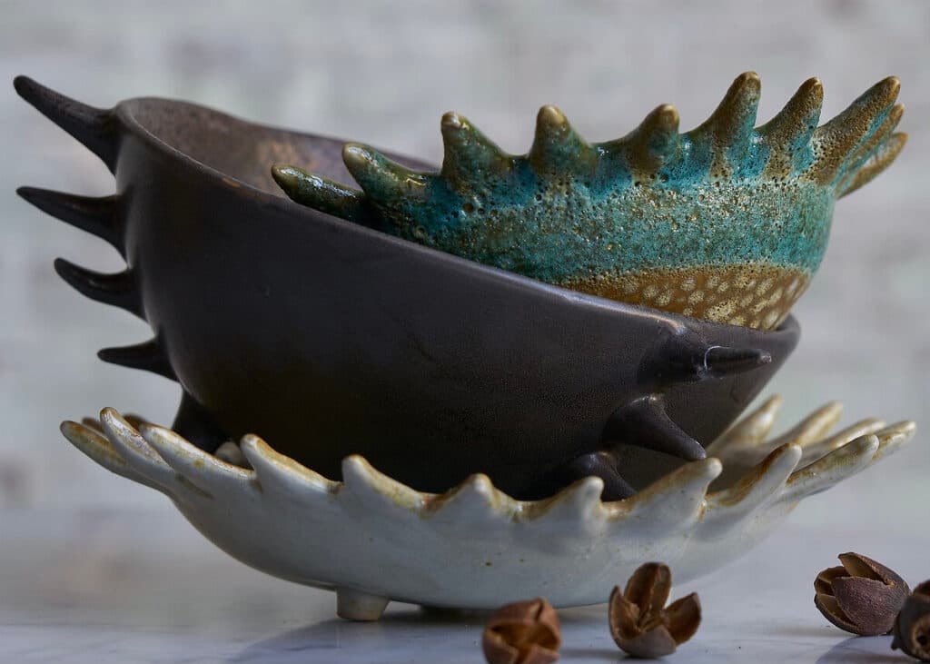 objet déco en céramique de vallauris vide-poche - blog décoration clem