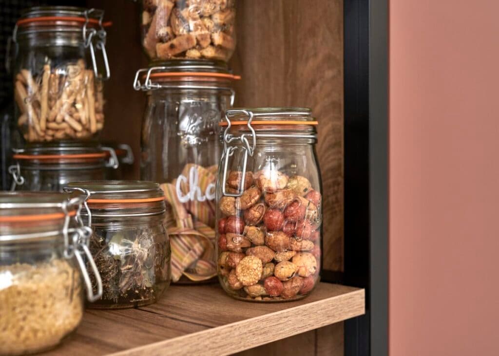 idée bocal verre conservation aliment deco cuisine intérieur