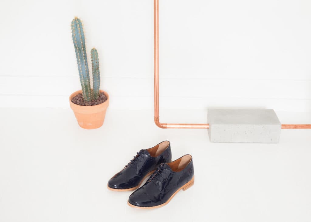 portant cuivre tendance deco intérieure indus moderne