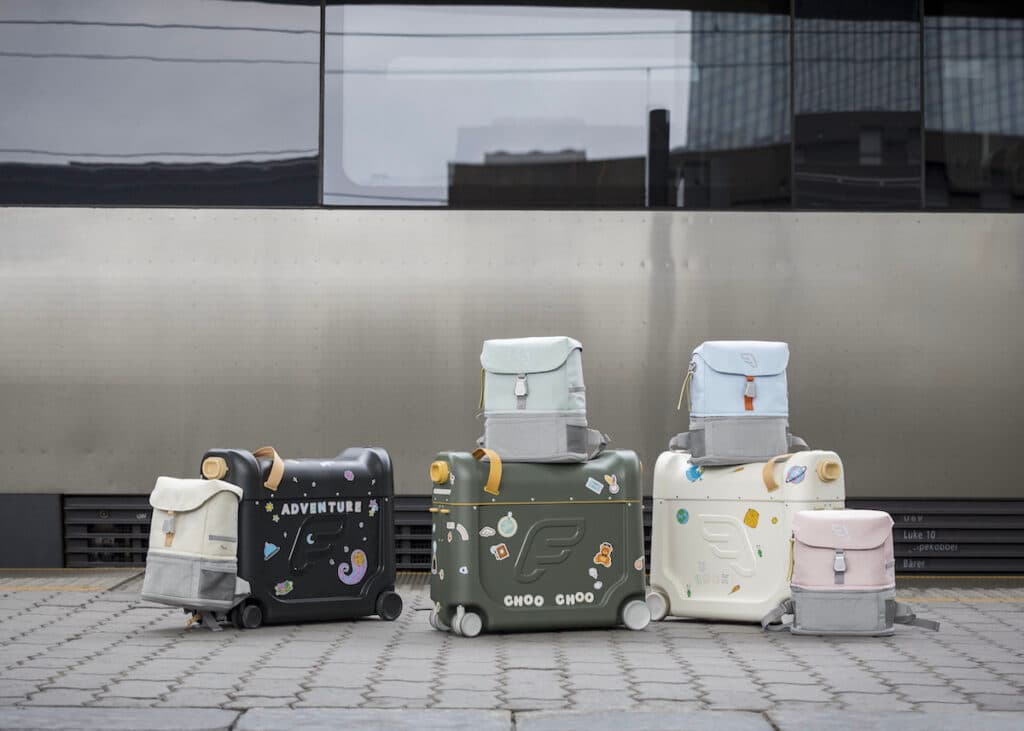 valise originale cabine avion enfant roue lit - clem atc