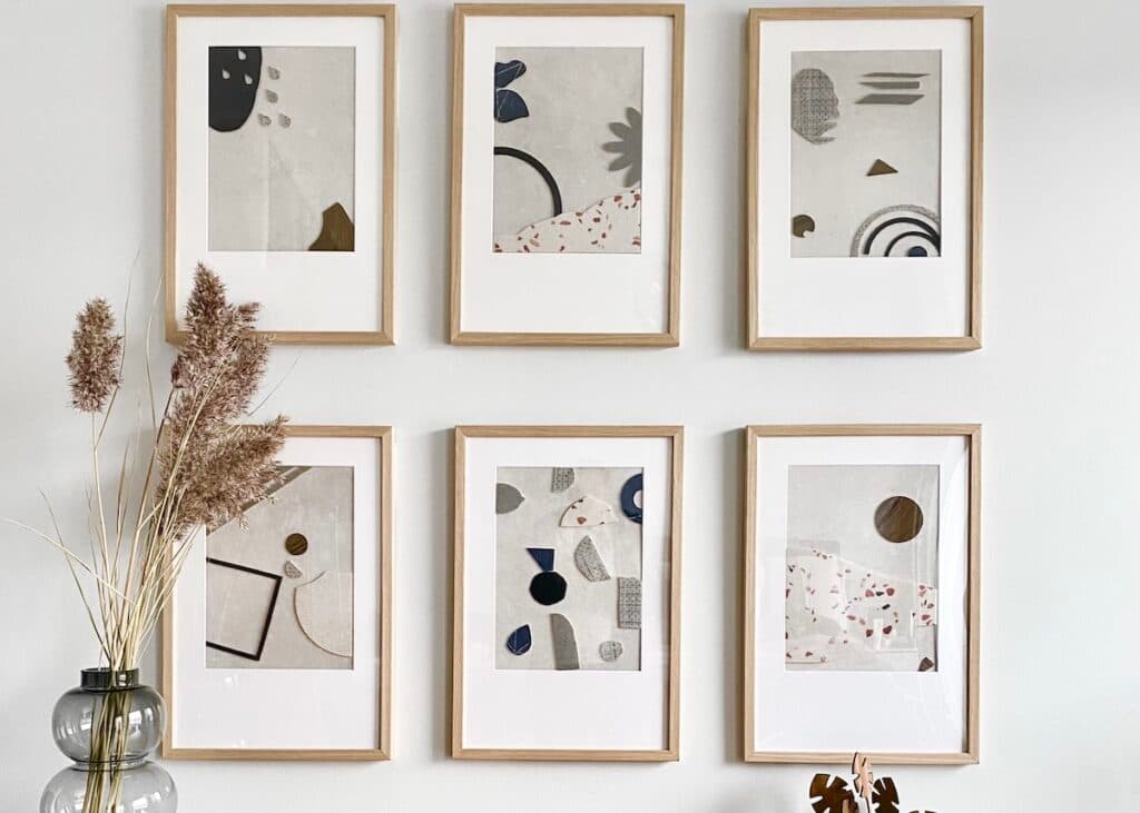 fabriquer cadre arty relief - blog déco - clem around the corner