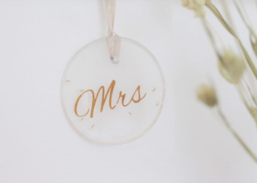 cintre mariage personnalisé rond initiale diy