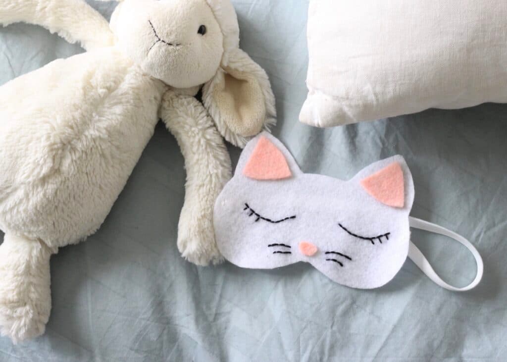 masque de nuit diy feutrine couture blog clem