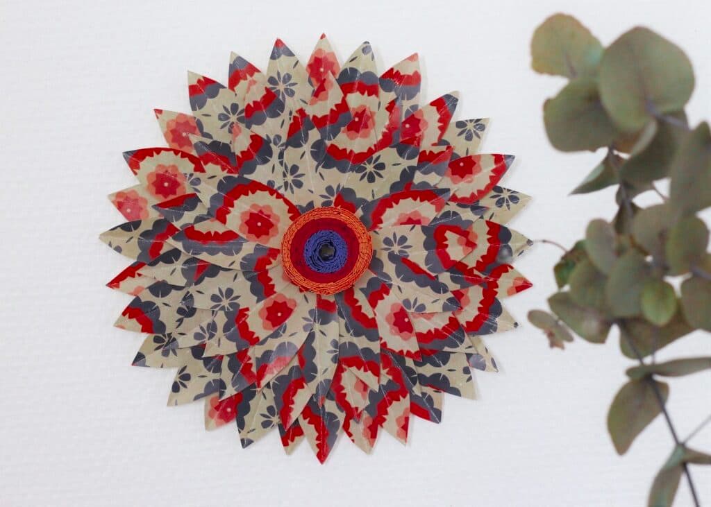 juju hat papier décoration murale 3d - blog création déco - clem atc