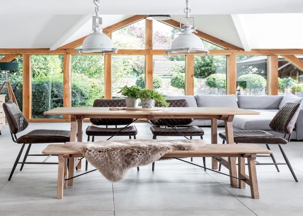 Table tréteaux Pier Import en bois