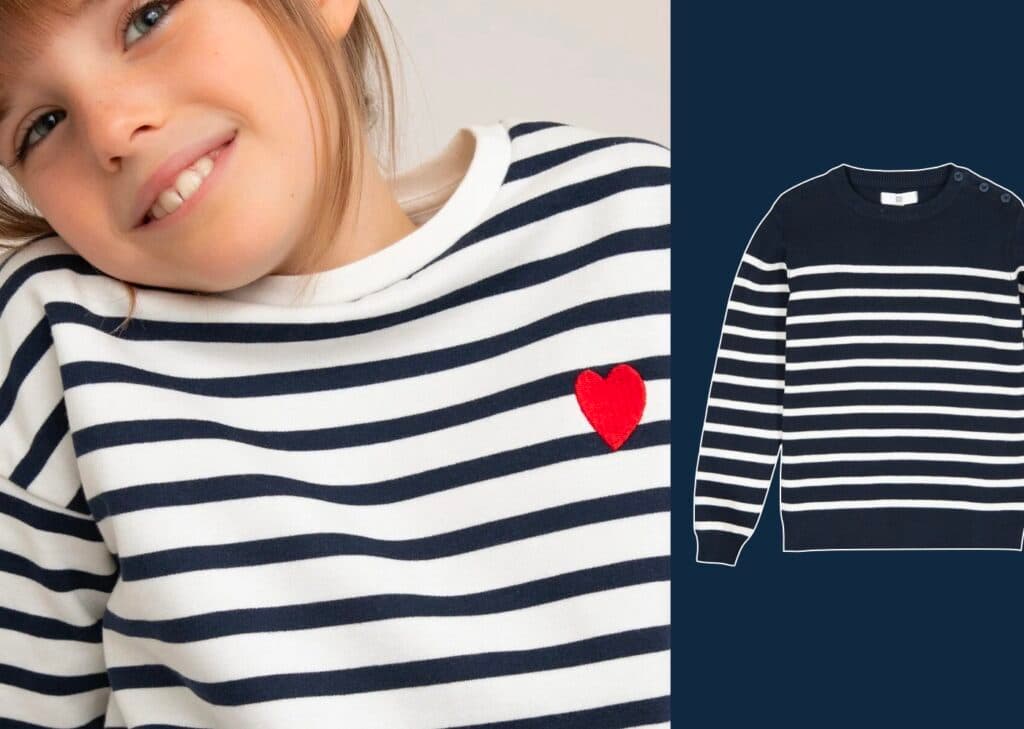 conseil porter choisir marinière chic enfant élégant